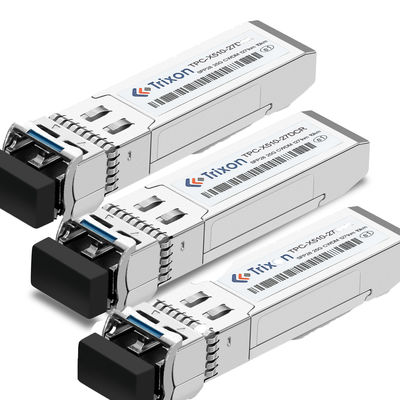 কেনা 25G SFP28 অপটিক্যাল ট্রান্সিভার সিডব্লিউডিএম এসএমএফ 10 কেএম এলসি সংযোগকারী অনলাইন উত্পাদন