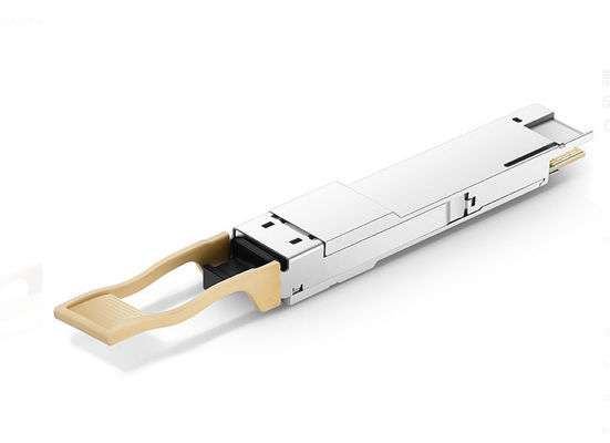 গতি ডেটা ট্রান্সফার 425Gbps 4x 106.25Gbps QSFP-DD MSA HW Rev 5.1 টাইপ 2 হাউজিং সহ সামঞ্জস্যপূর্ণ 400G ট্রান্সসিভার তাপমাত্রা পরিসীমা 0C-70C এর জন্য