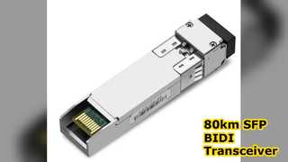 80km SFP+ BIDI ট্রান্সসিভার 10.3Gbps লং রিচ